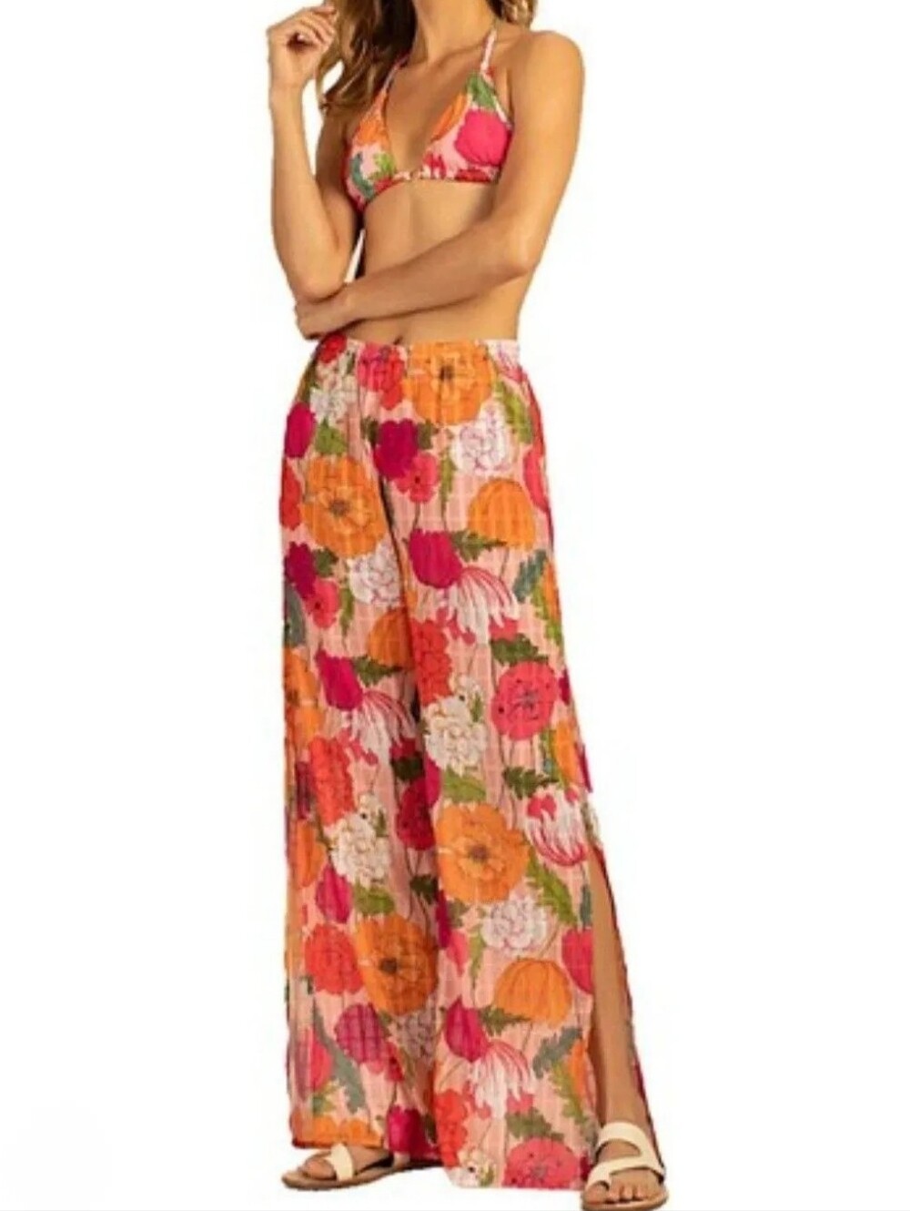 Trina Turk Sunny Bloom Swim & Spa Pants | Size XL - NWT - Picture 1 of 5